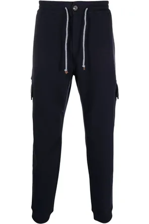 Brunello Cucinelli Pantalon de jogging à lien de resserrage