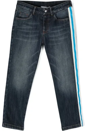 Roberto Cavalli Pantalon droit à motif monogrammé brodé