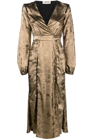 Roberto Cavalli Robe portefeuille en velours