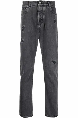 Brunello Cucinelli Jean à coupe droite