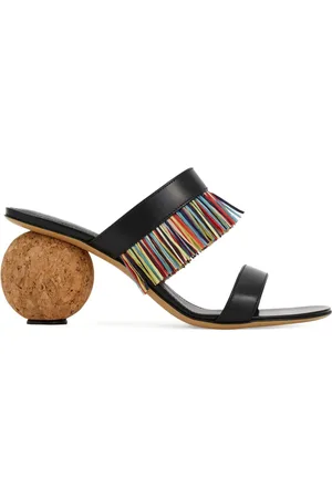 Salvatore Ferragamo Sandales à franges 75 mm