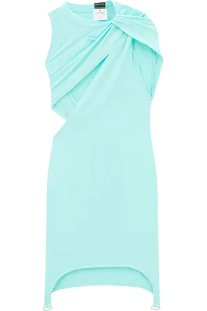 Courrèges Robe mi-longue à fronces