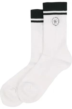 Sporty & Rich Chaussettes à logo brodé