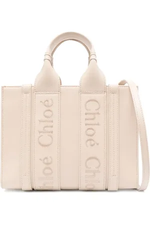 Chloé Petit sac cabas Small Woody en cuir