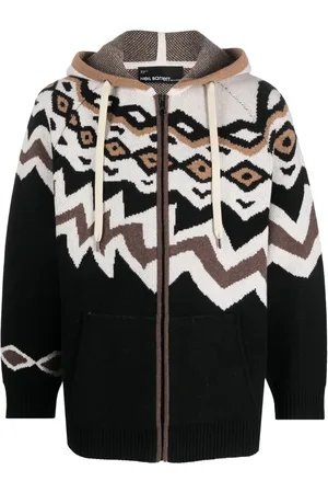 Neil Barrett Cardigan Norway en maille Fair Isle