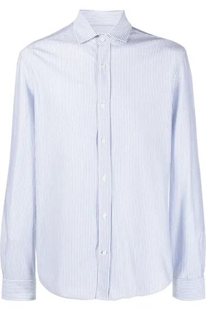 Brunello Cucinelli Chemise rayée à manches longues