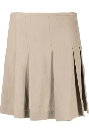 Brunello Cucinelli Minijupe à design plissé