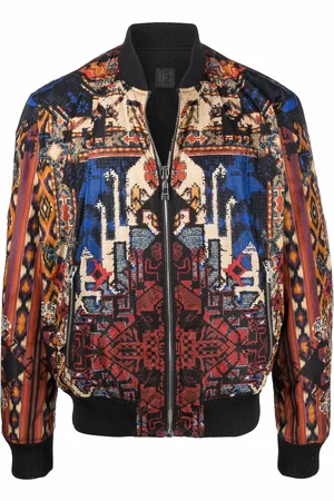 Balmain Veste bomber réversible à imprimé graphique