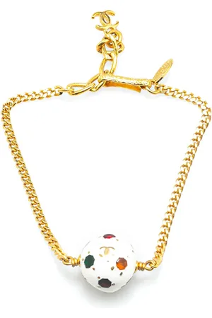 CHANEL Bracelet en plaqué Soccer Ball Charm (1998)