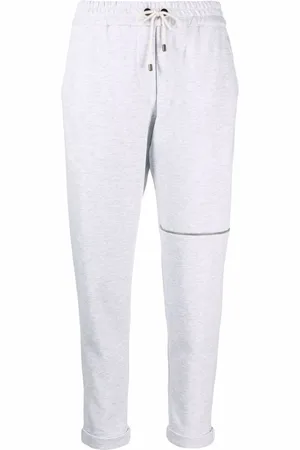 Brunello Cucinelli Pantalon de jogging à rayures