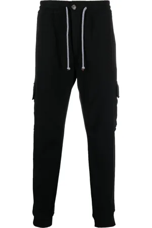 Brunello Cucinelli Pantalon cargo en coton à lien de resserrage