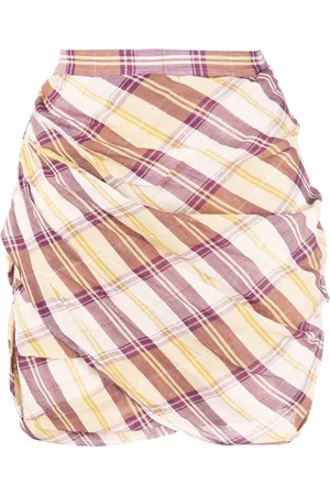 Marant Etoile Jupe à carreaux