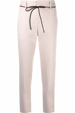 Brunello Cucinelli Pantalon à taille nouée