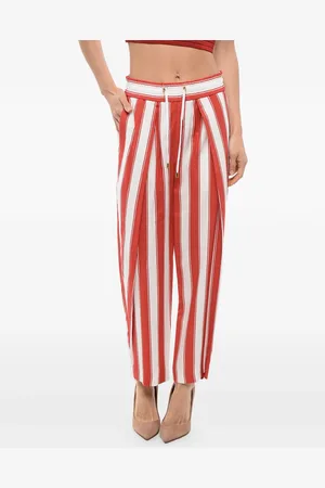 Balmain Ttriped tapered trousers