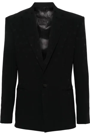 Balmain Blazer imprimé à simple boutonnage