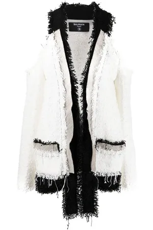 Balmain Veste en fil bouclé