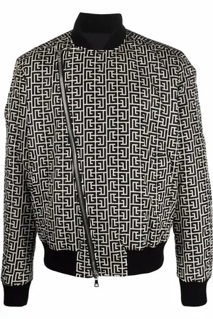Balmain Veste bomber zippée à imprimé 4G