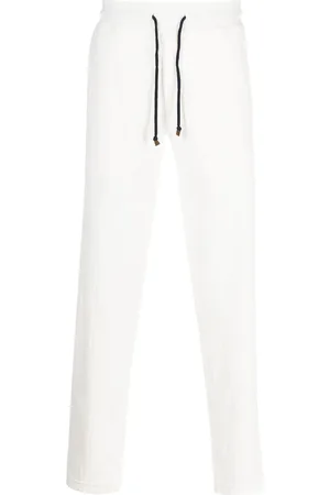 Brunello Cucinelli Pantalon de jogging à bande contrastante