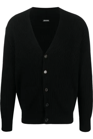 Ermenegildo Zegna Cardigan nervuré en maille épaisse