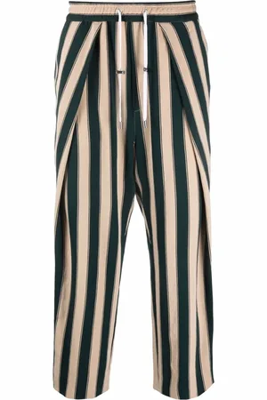 Balmain Pantalon court à rayures