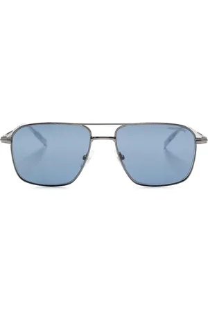 Montblanc Lunettes de soleil carrées à double pont