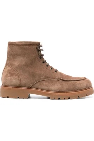 Brunello Cucinelli Bottines en daim à lacets