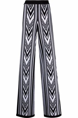 Balmain Pantalon à motif de chevrons