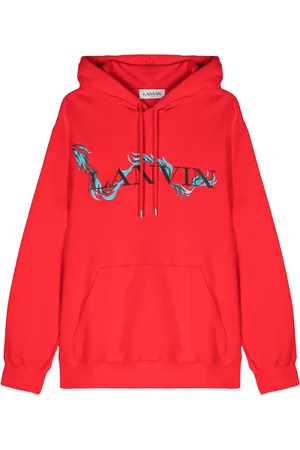 Lanvin Hoodie à dragon imprimé
