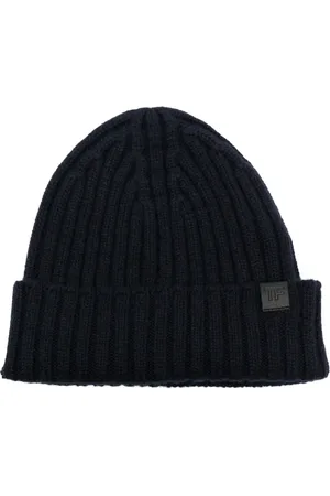 Tom Ford Bonnet en maille épaisse à patch logo