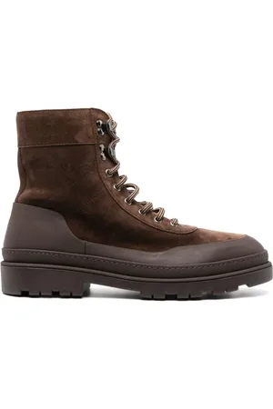 Brunello Cucinelli Bottines en daim à lacets