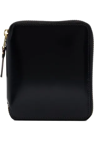 Comme des Garçons Portefeuille en cuir à fermeture zippée