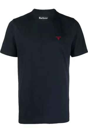 Barbour T-shirt en coton à logo brodé