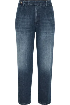Brunello Cucinelli Jean à coupe droite