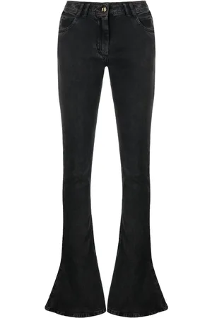 Balmain Jean évasé à taille mi-haute