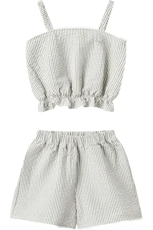 Il gufo Ensemble haut-short en crépon