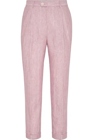 Brunello Cucinelli Pantalon chino à coupe fuselée