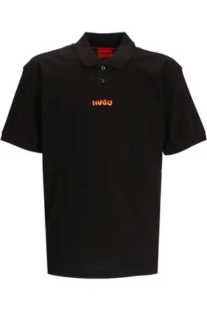 HUGO BOSS Polo en coton à logo imprimé