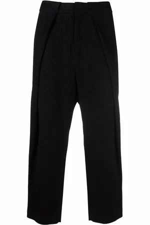 Balmain Pantalon drapé à motif monogrammé