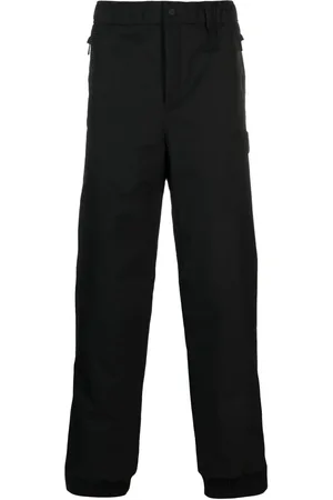 Fendi Pantalon droit à patch logo