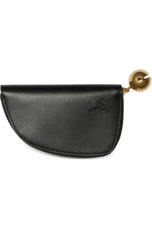 Burberry Porte-monnaie Shield en cuir