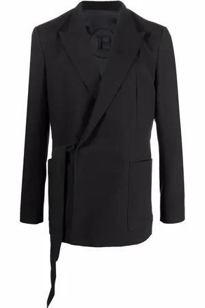 Balmain Blazer à fermeture nouée sur les côtés