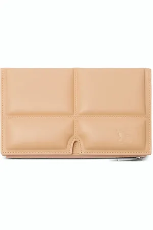 Burberry Grand portefeuille pliant en cuir