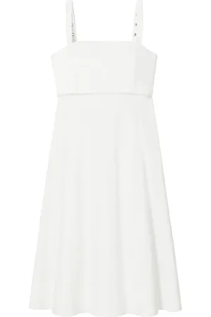 Tory Burch Robe mi-longue à encolure carrée