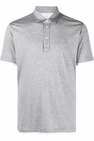 Brunello Cucinelli Polo à bords contrastants