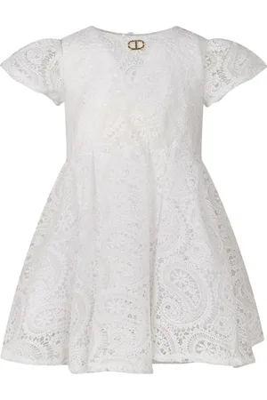 Twin-Set Robe à fleurs en dentelle
