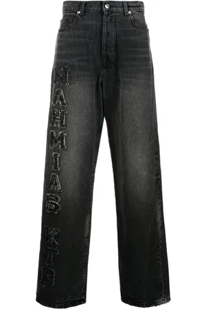 Nahmias Jean ample à patch logo