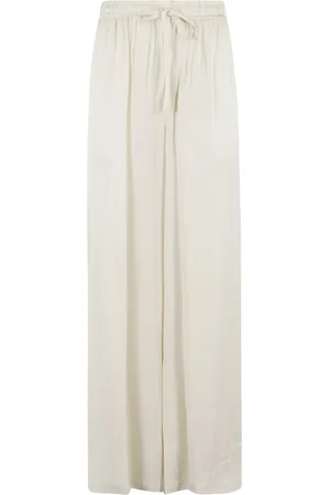 Isabelle Blanche Pantalon à lien de resserrage