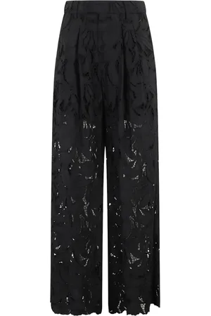Isabelle Blanche Pantalon en coton à coupe ample
