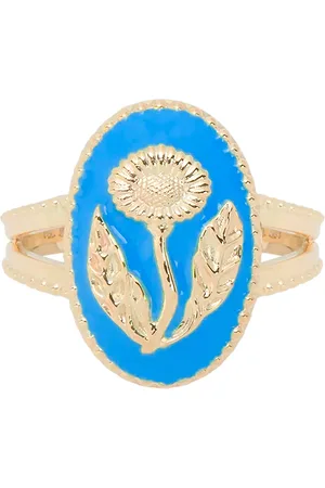 ANNA + NINA Bijouterie, Meadow Ring 14K Yellow Gold/Sterling Silver en