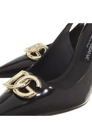 Dolce & Gabbana Escarpins, Logo-Detailed Slingback Pumps en